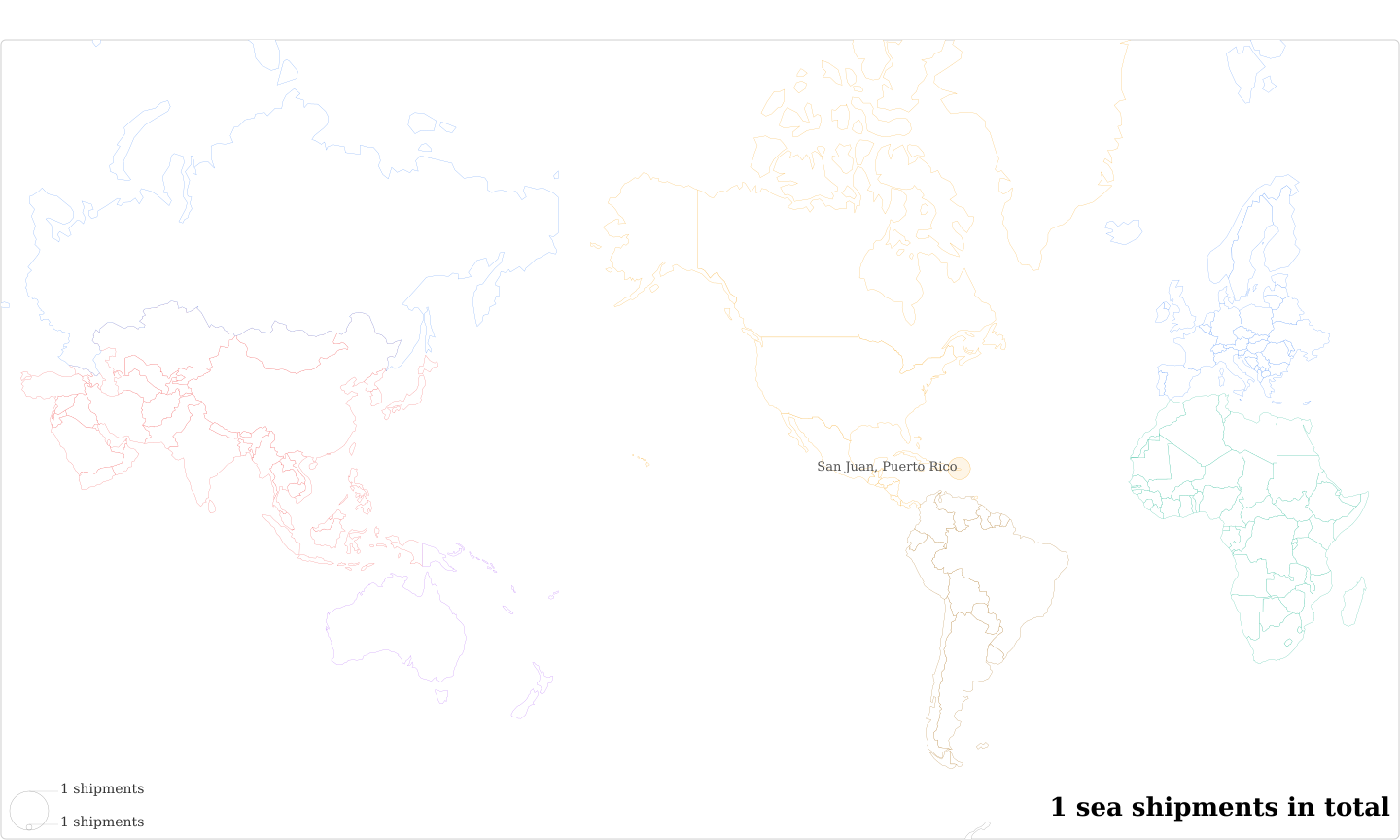 Alfredo Lopez Gonzalez's Imports Per Country Map