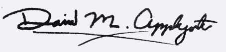 ImportYeti's Founder, David Applegate's Signature