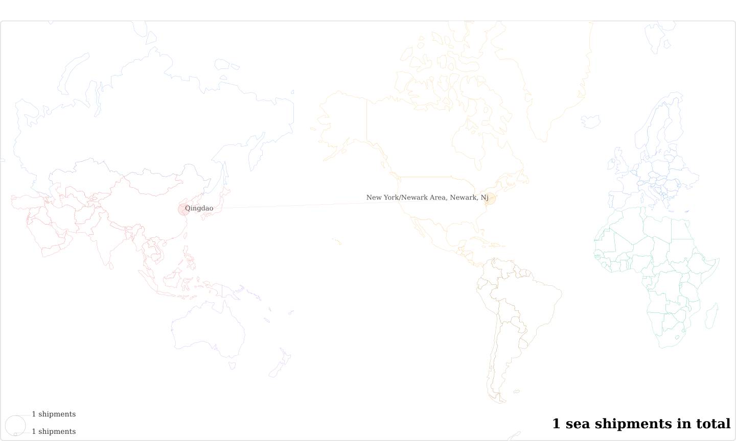 Jeffrey Morzella's Imports Per Country Map