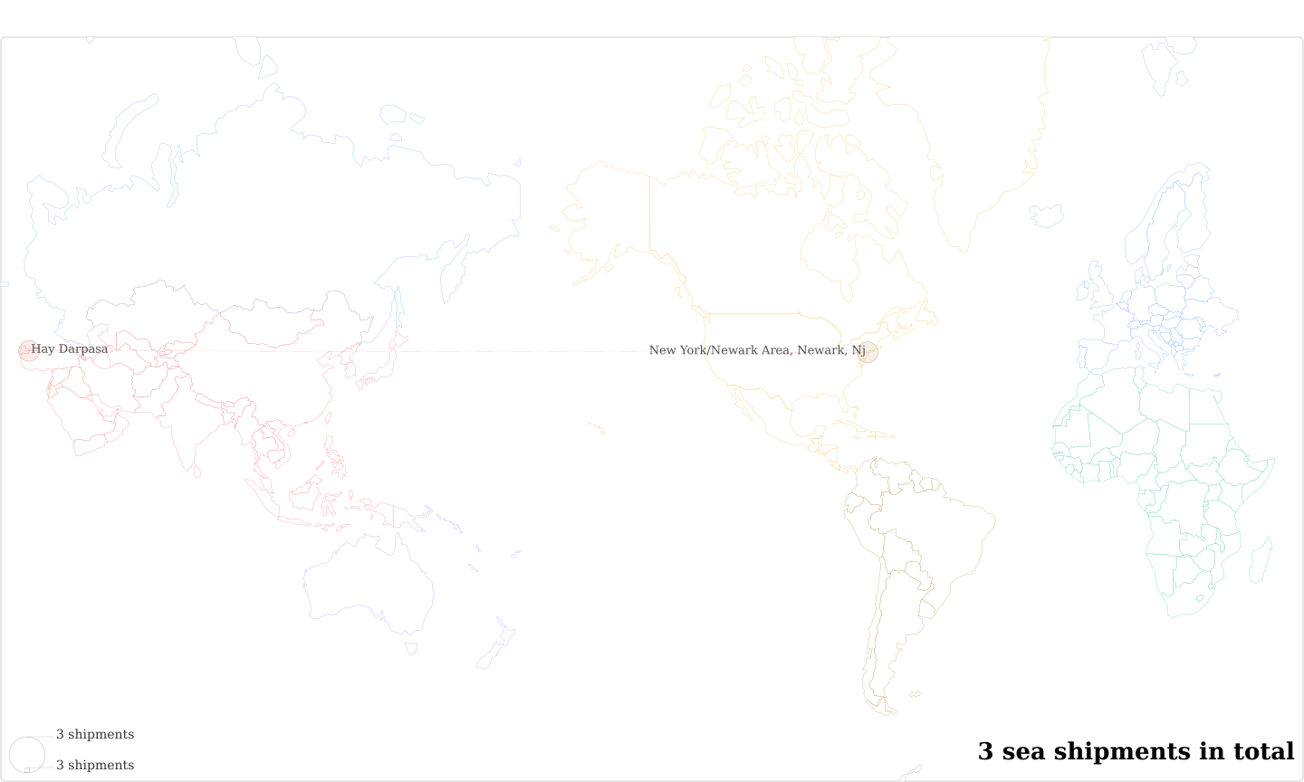 Reksoil Petrokimya San Ve Tic B's Imports Per Country Map