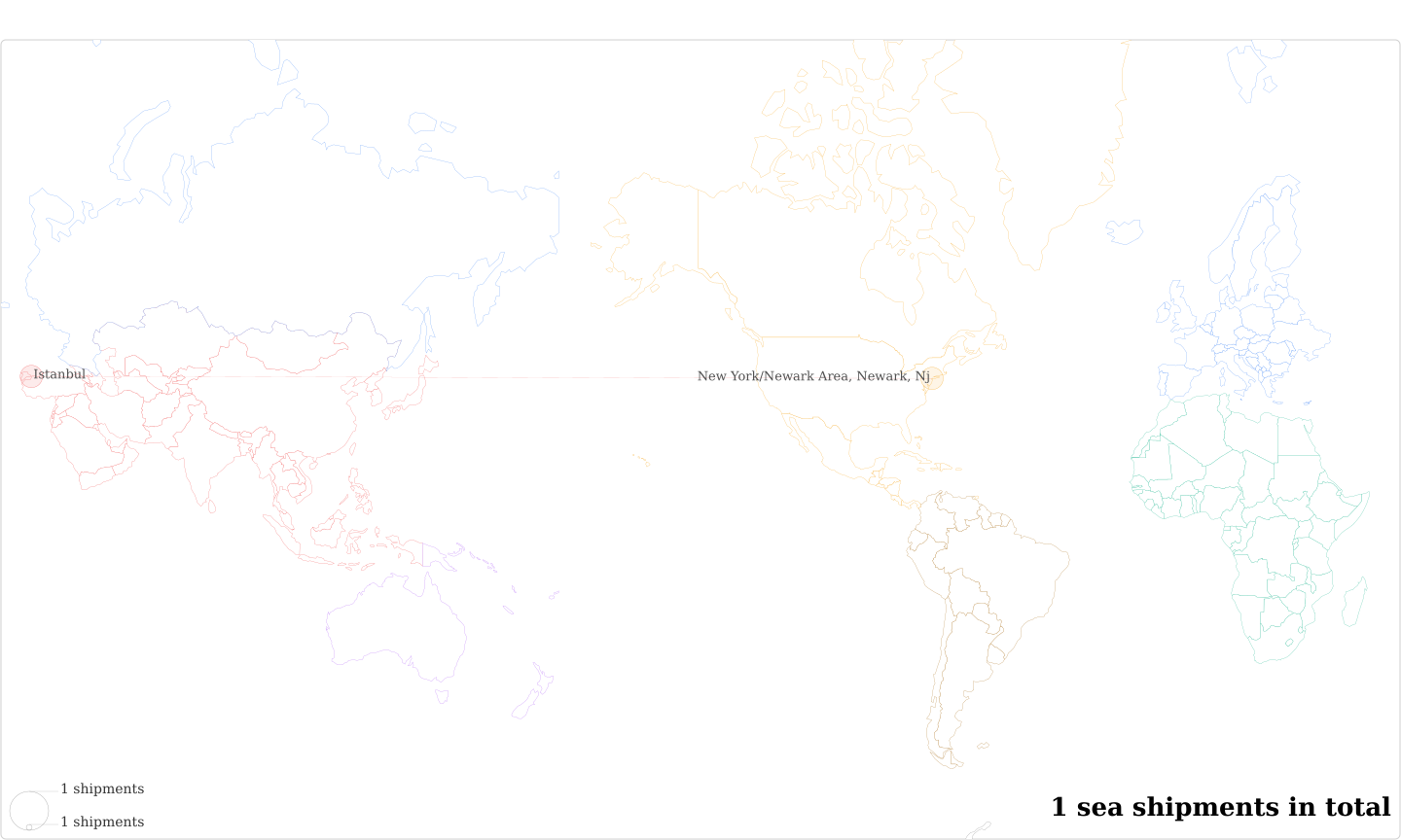 Tufan Saraciye Ur Ayakkabicilik Deri Ve Tek San Tic's Imports Per Country Map
