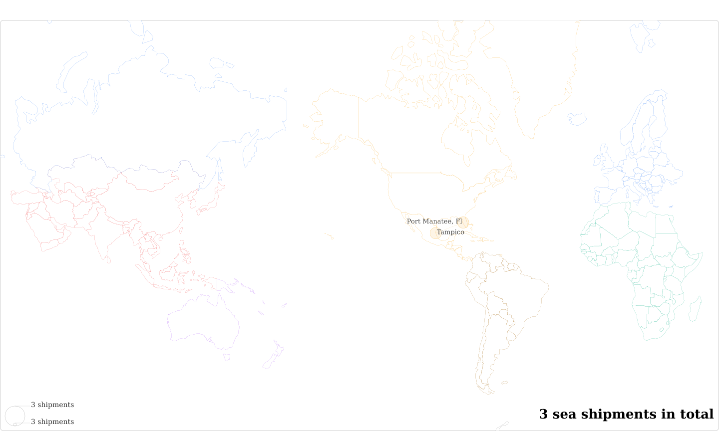 Zinc International Rfc's Imports Per Country Map