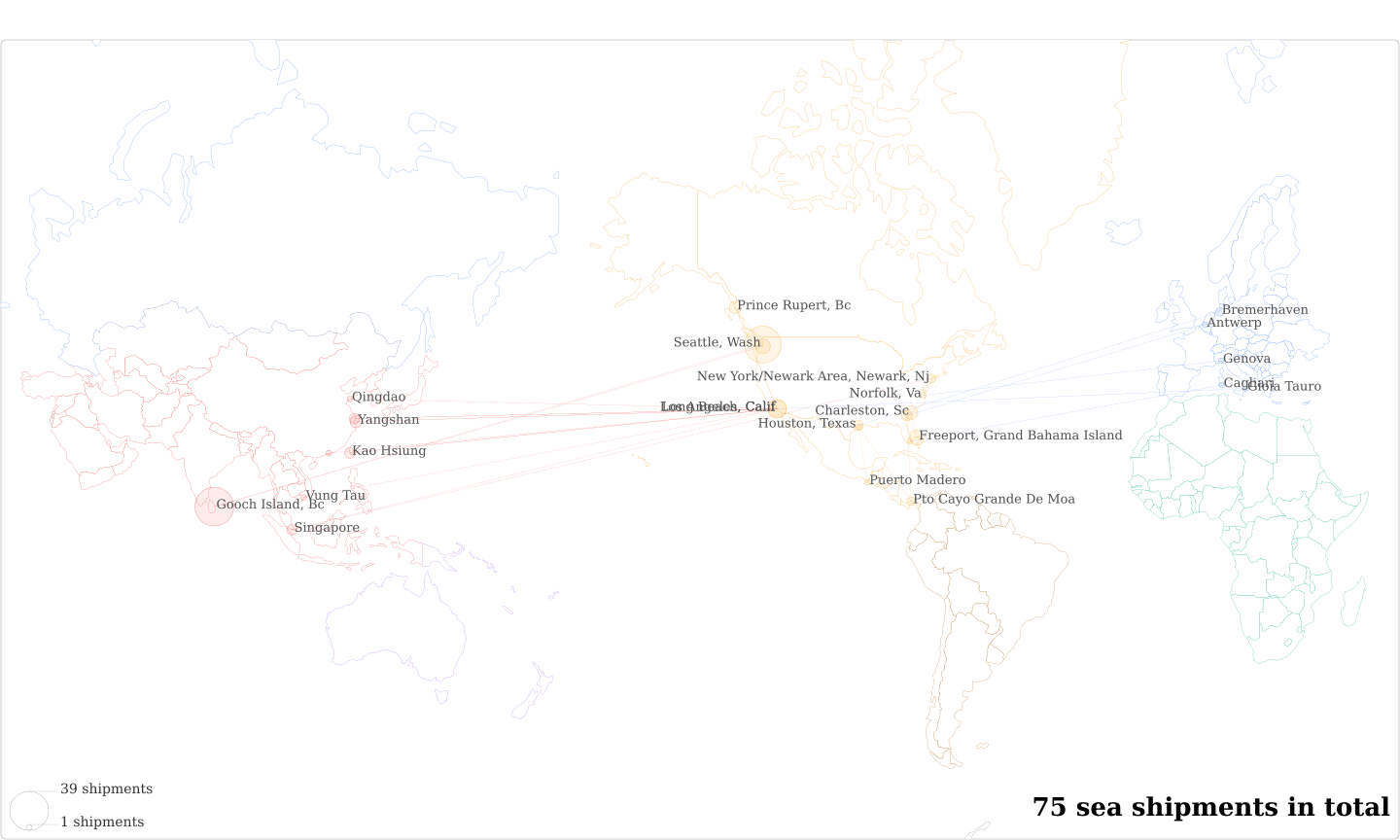 Forwarding Map Toll Global Forwarding Usa - Inc - Chicago 1226 Michael Drive Suite D ...